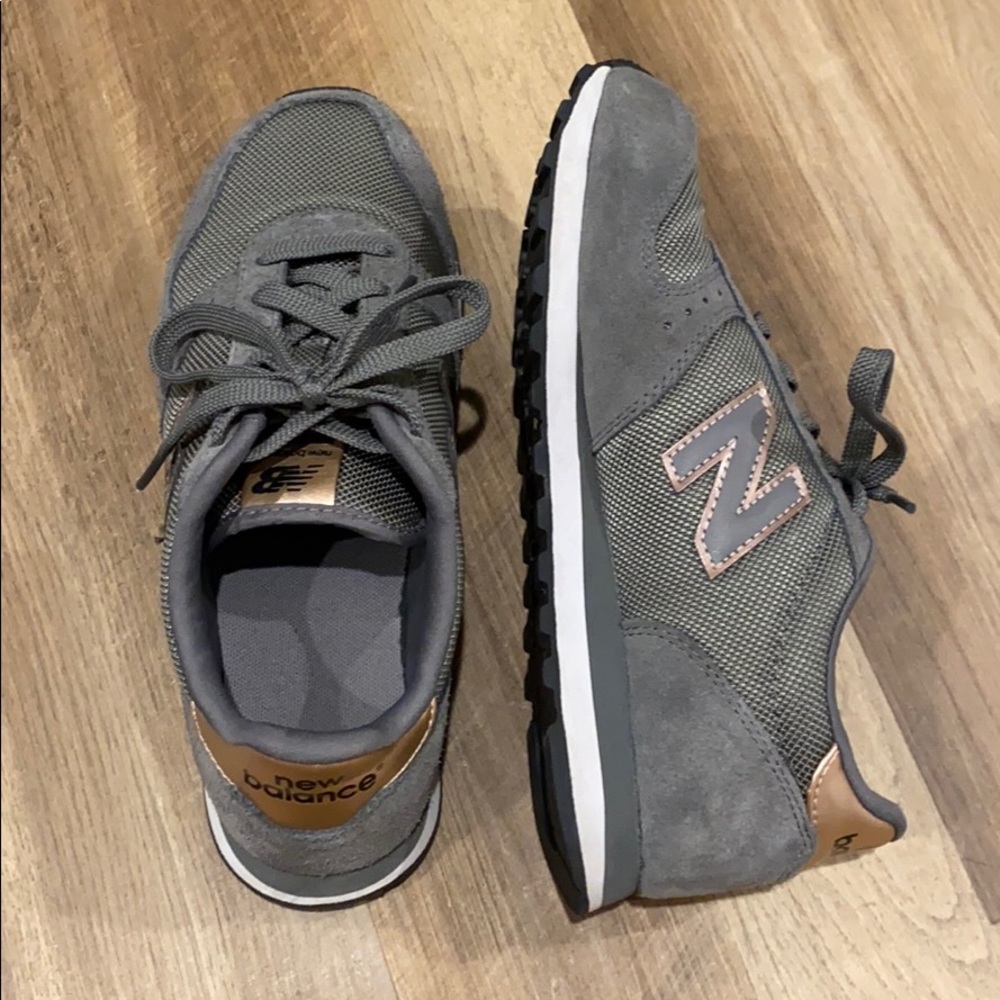 Rose Gold and Grey New Balances